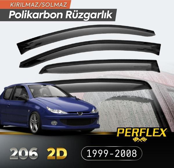 Peugeot 206 2D (Tek Kapı) 1999-2008 Cam Rüzgarlığı V2 Düz - Image 1
