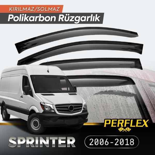 Mercedes Sprinter 2006-2018 Cam Rüzgarlığı V2 Mugen - Image 1