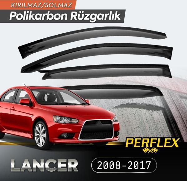 Mitsubishi Lancer 2008-2017 Cam Rüzgarlığı V2 Düz - Image 1