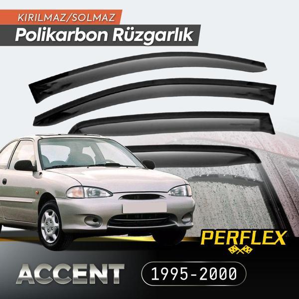 Hyundai Accent 1995-2000 Cam Rüzgarlığı V2 Mugen - Image 1