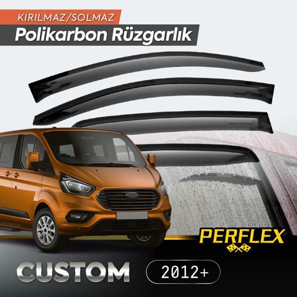 Ford Custom 2012+ Cam Rüzgarlığı V2 Düz - Image 1
