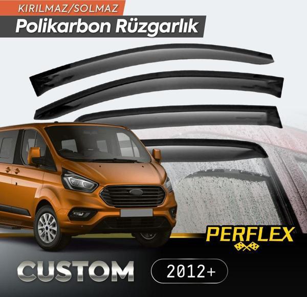 Ford Custom 2012+ Cam Rüzgarlığı V2 Düz - Image 1