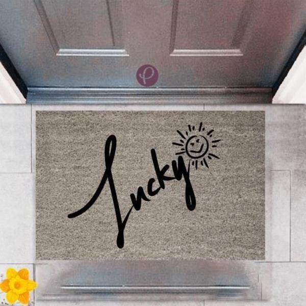 Kapı Önü Paspası Dekoratif Dijital Baskı Lucky   P-2361 - Image 1
