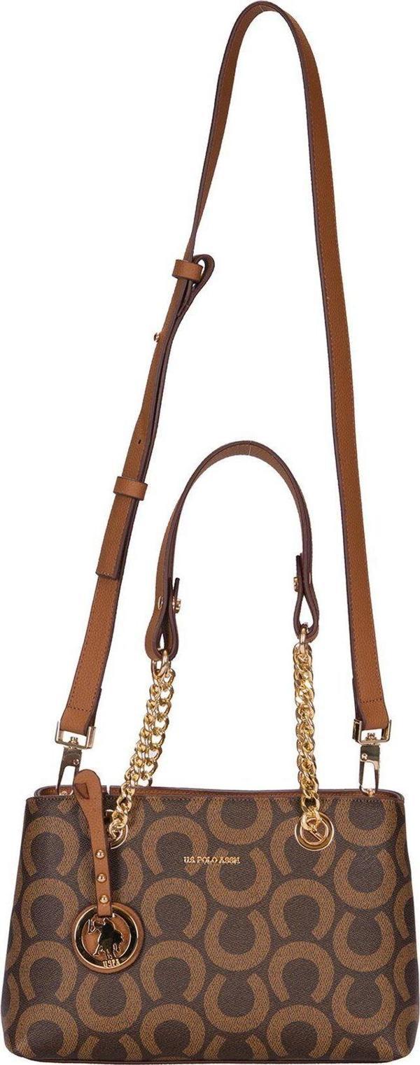 U.S. Polo Assn. Us25166 Kadın Omuz Çantası Kahverengi - Image 1