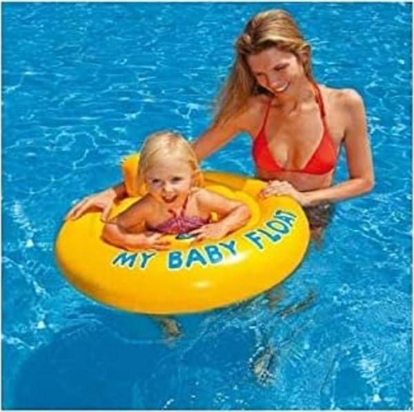 Intex My Baby Float Oturaklı Bebek Flatörü 70 Cm Çocuk Havuz Ve Deniz Simidi (6-12 AY) M-56585 - Image 1