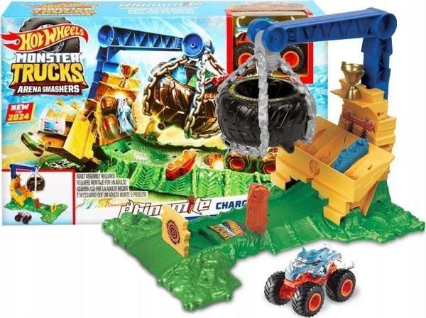 Hot Wheels Monster Trucks Arenada Rhinomite Mücadelesi Oyun Seti HTP18 - Image 1