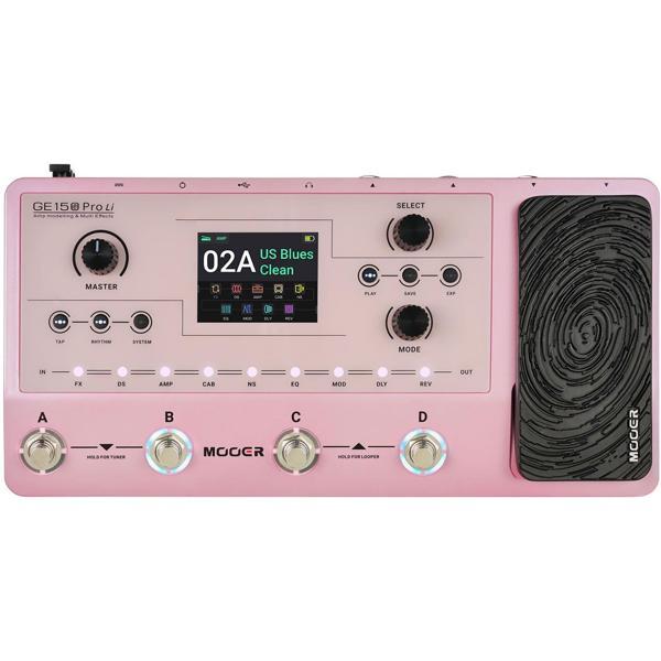 Mooer GE150 Pro (LIPK) Şarjlı Gitar Efekt Prosesörü (Pembe) - Image 1