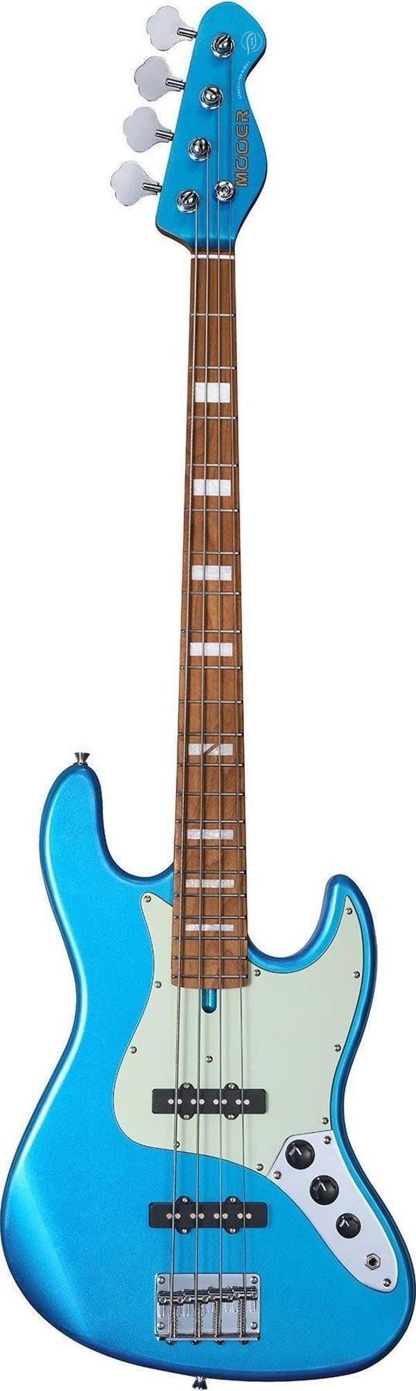 Mooer MBJ410MBL Bas Gitar (Metal Blue) - Image 1