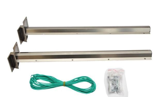 Duvar Bağlantılı Alüminyum Çamaşır Kurutmalık Bronz - Image 1