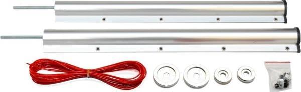 Cam Balkon Ve Pvc Uyumlu Alüminyum Balkon Çamaşır Kurutma Askısı Eloksal - Image 1