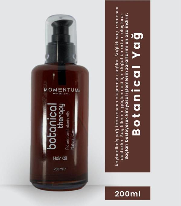 Momentum Botanical Therapy Saç Yağı 200ml SAÇ BAKIM YAĞI - Image 1