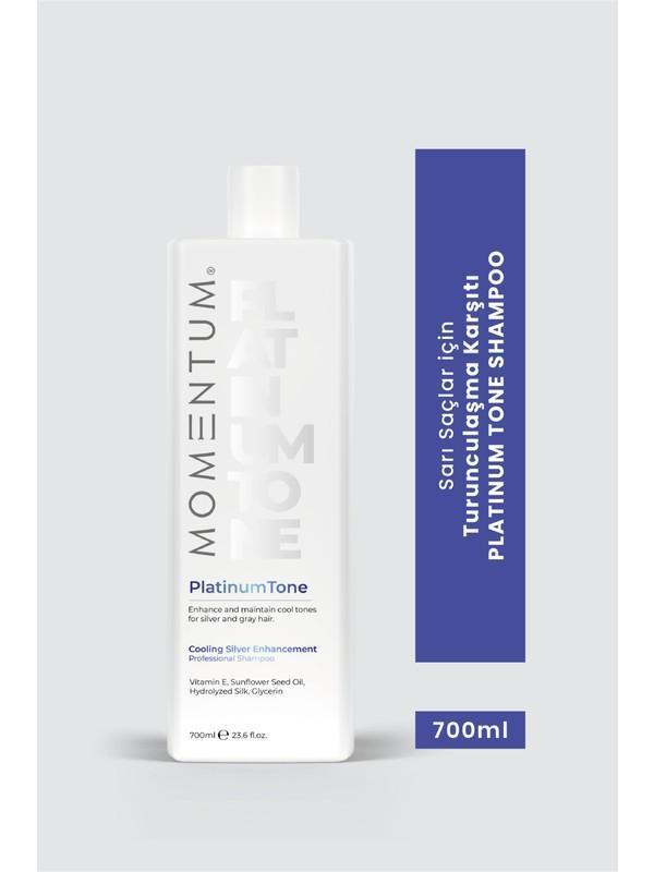 Momentum Şampuan Platinum Tone 700 Ml SILVER-MOR ŞAMPUAN - Image 1