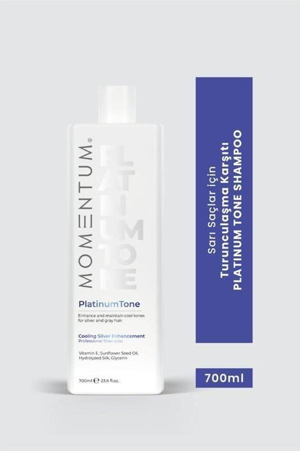 Momentum Şampuan Platinum Tone 700 Ml SILVER-MOR ŞAMPUAN - Image 1