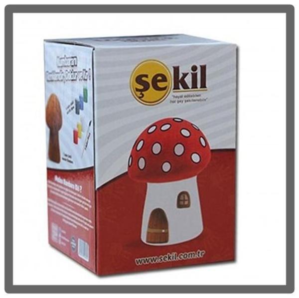 Şekil - Mantar Kumbara Boyama Seti - Image 1