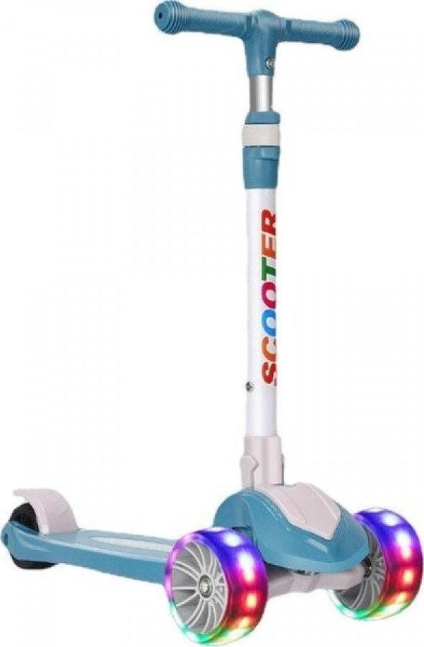 3+ Pilli Işıklı Müzikli Scooter - Image 1