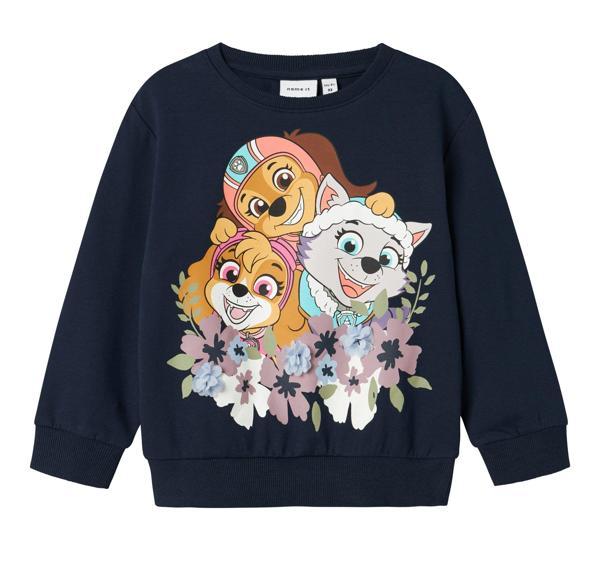I13238280-NAVY BLAZE Name It Nmfjura Paw Nreg Sweat Unb Cplg &Ccedil;ocuk Sweatshirt Lacivert - Image 1