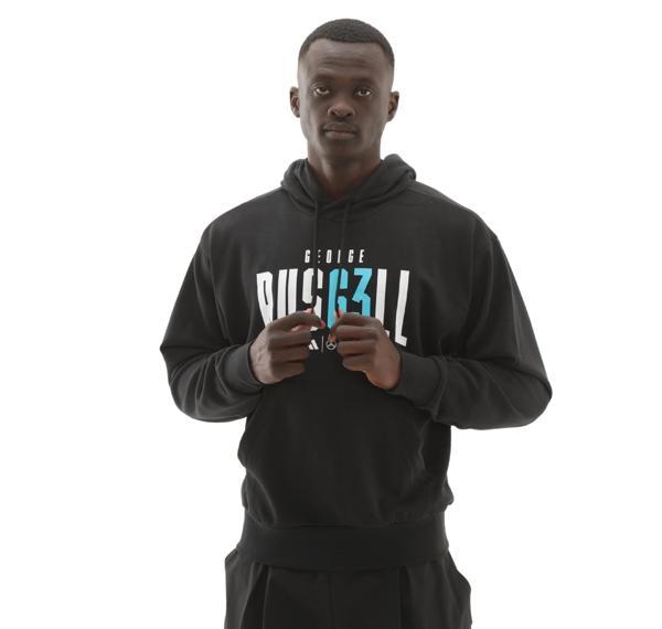 JZ8903-E adidas Mercedes - Amg  George Russell Hood M Erkek Sweatshirt Siyah - Image 1