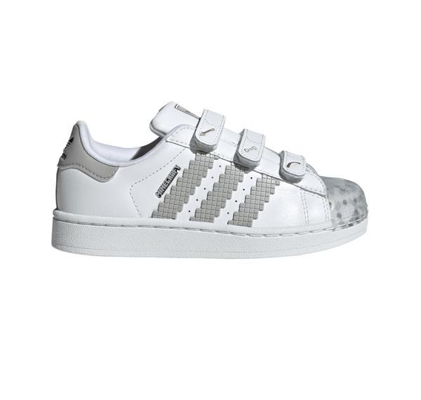 JP8083-C adidas Superstar Iı Comfort Closure X Minecraft &Ccedil;ocuk Spor Ayakkabı Beyaz - Image 1