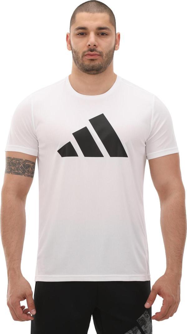 IN0075-E adidas Run It Tee Erkek T-Shirt Beyaz - Image 1