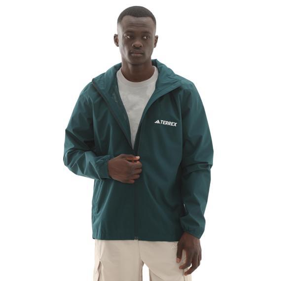 JY0478-E adidas Terrex Multi Essentials Erkek Ceket Yeşil - Image 1