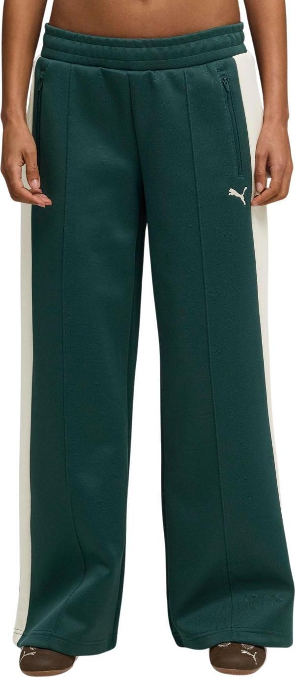 629803-75 Puma T7 Low Rise Track Pants Kadın Eşofman Altı Yeşil - Image 1
