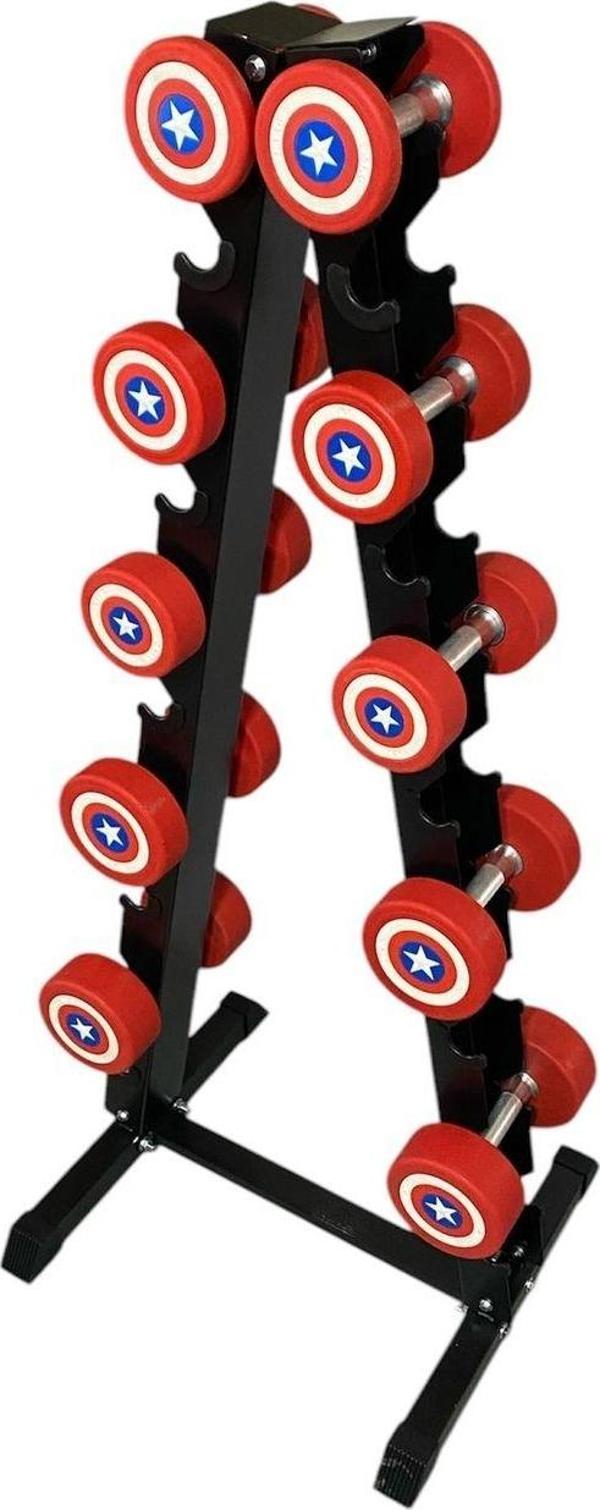 Hepitop Dambıl Standı 10 Kademeli Set Dambıl Rack Stand Sehpas (Ağırlıksız) - Image 1