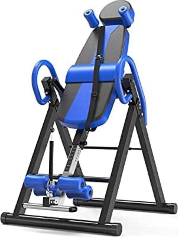 Hepitop Ters Duruş Sehpası, İnversiyon Terapi Aleti, Baş Aşağı Duruş Egzersiz Standı Inversion Therapy Mavi - Image 1