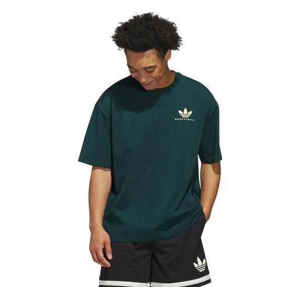 JW6647-E adidas Intercon Tee Erkek T-Shirt Yeşil - Image 1