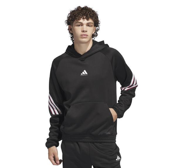 JN2491-E adidas Crazywarm Hoody Erkek Sweatshirt Siyah - Image 1