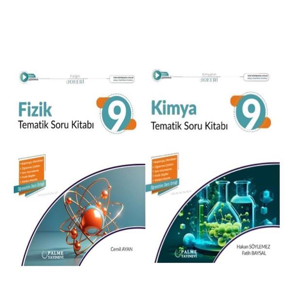 Palme 9.Sınıf Fizik ve Kimya Soru Bankası Seti 2 Kitap - Palme Yayınları - Image 1