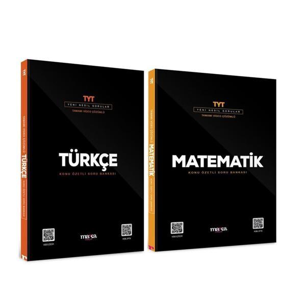 Marka Yayınları TYT Türkçe ve Matematik Soru Bankası Seti 2 Kitap - Marka Yayınları - Image 1