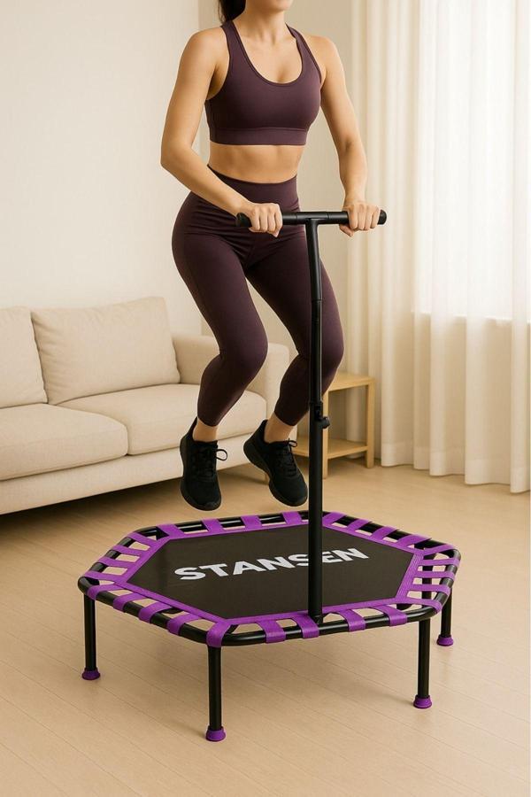 Hepitop 115 Cm 45 Inc Tutunmalı Step Trambolin Katlanabilir Türkiyede Tek - Image 1