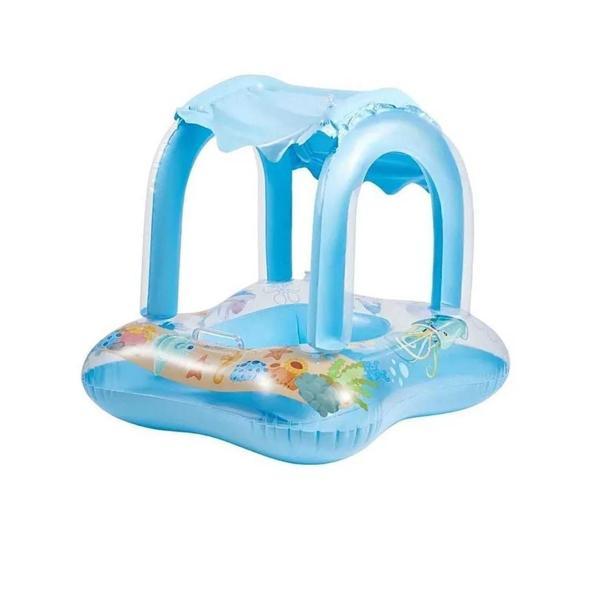 Oyuncaklı Şişme Bebe Flotörü Bebek Simiti Baby Bebek Simidi 0-3 Yaş - Image 1