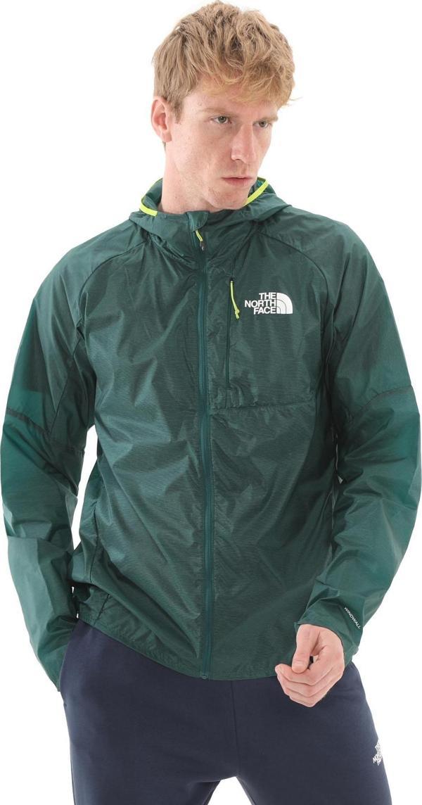 F0A87GT6GI1-R The North Face M Wındstream Shell Erkek Yağmurluk-R&uuml;zgarlık Yeşil - Image 1