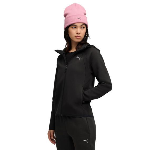 688141-01 Puma Evostrıpe Full-Zip Hoodie Kadın Ceket Siyah - Image 1