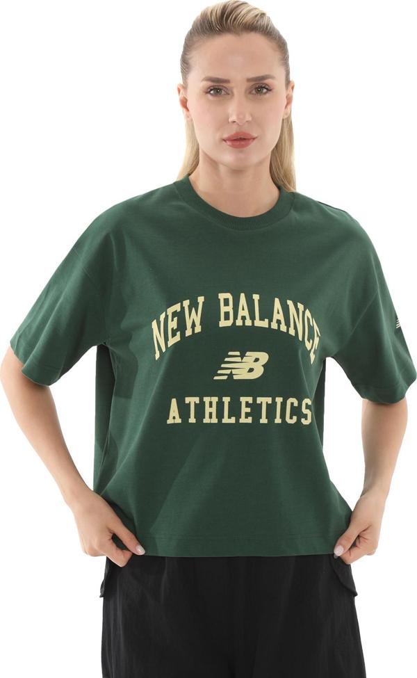 WNT1402-GRN New Balance 1402 Kadın T-Shirt Yeşil - Image 1