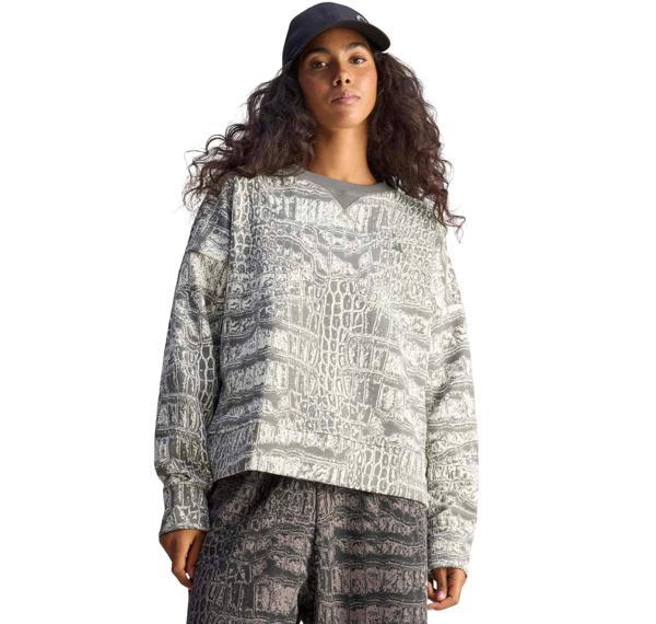 JW4648-K adidas By Stella Mccartney Loose Kadın Sweatshirt Gri - Image 1