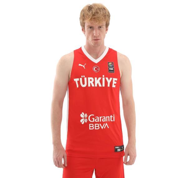 606606-02 Puma T&uuml;rkiye Erkek Basketbol Erkek Forma Kırmızı - Image 1