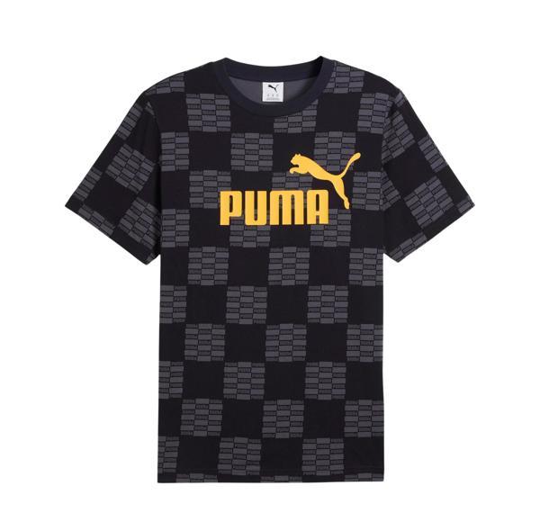 686415-16 Puma Unıted Aop Tee Erkek T-Shirt Siyah - Image 1