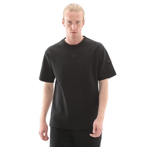102055792-R Reebok 5M Fanco Tee Erkek T-Shirt Siyah - Image 1