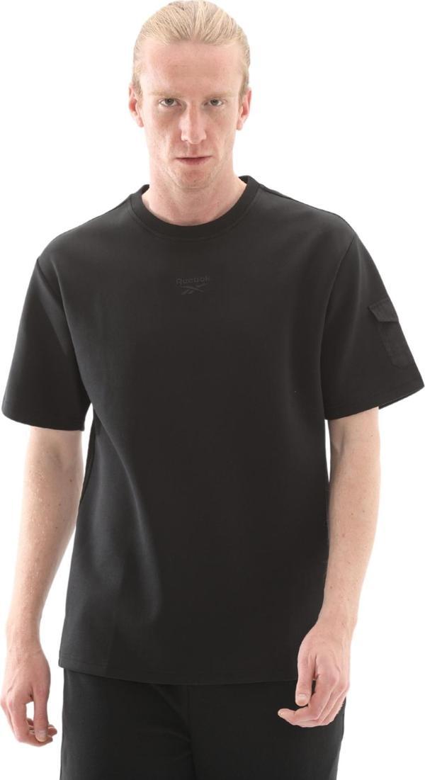 102055792-R Reebok 5M Fanco Tee Erkek T-Shirt Siyah - Image 1