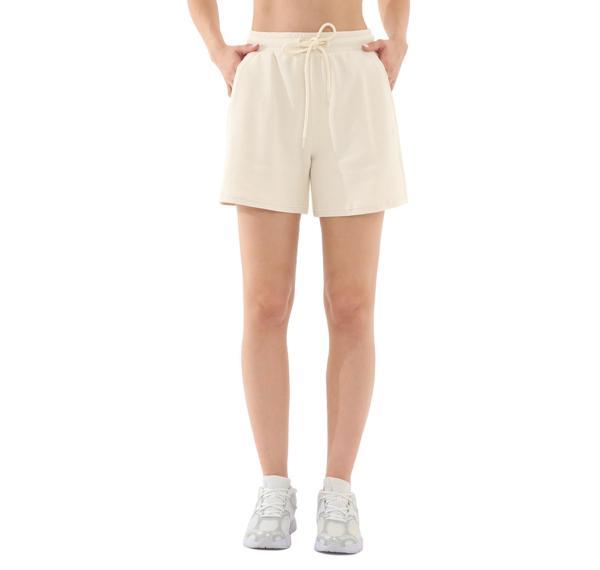 685062-87 Puma Her High-Waist Shorts Kadın Şort Ve Kapri Krem - Image 1