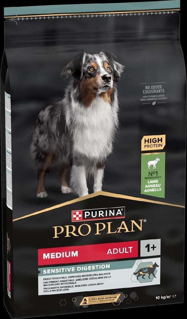 Pro Plan Medium Kuzu Etli Orta Irk Yetişkin Köpek Maması 10kg - Image 1