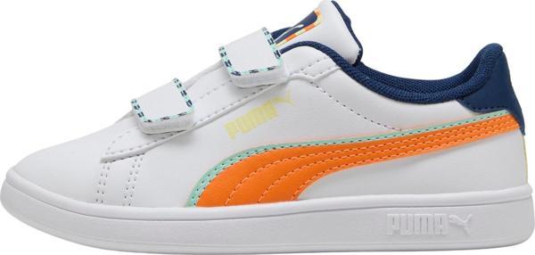 402830-01 Puma Smash 3.0 Playdate V Ps &Ccedil;ocuk Spor Ayakkabı Beyaz - Image 1