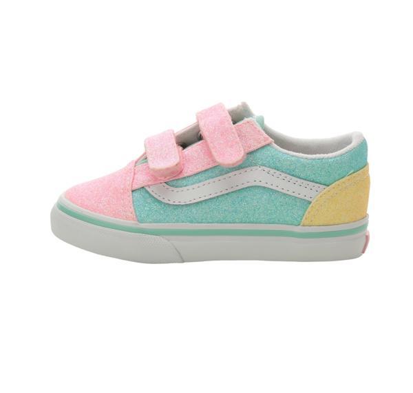 000CS6ZQP1-R Vans Old Skool V Bebek Spor Ayakkabı Pembe - Image 1