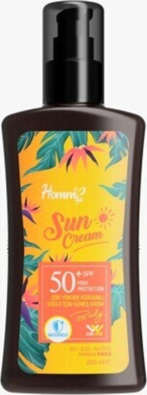 HOMM LİFE VÜCUT iÇiN YÜKSEK KORUMALI GÜNEŞ KREMi 200 ML - Image 1