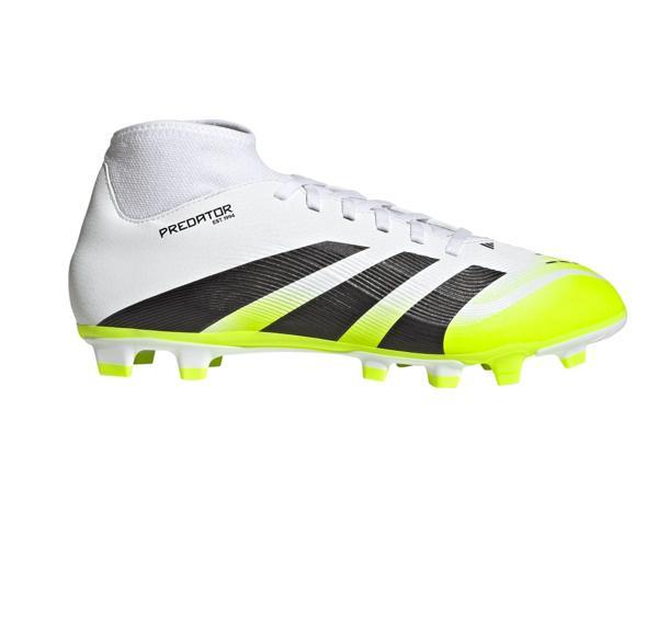 JH8844-E adidas Predator Club Sock Fg-Mg Erkek Spor Ayakkabı Beyaz - Image 1