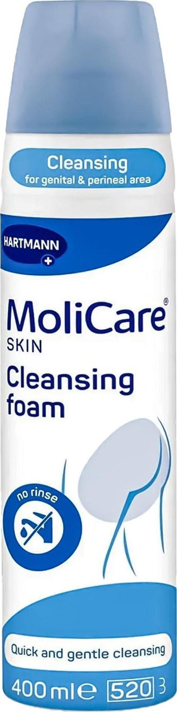 Molicare Skin Cleansing Foam El Cilt Yüz Vücut Temizleyici Köpük 400 Ml. - Image 1