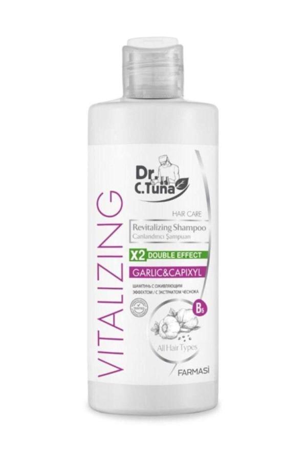 Dr. C. Tuna Vitalizing Tüm Saçlar için Canlandırıcı Sarımsaklı Şampuan 225 ml - Image 1