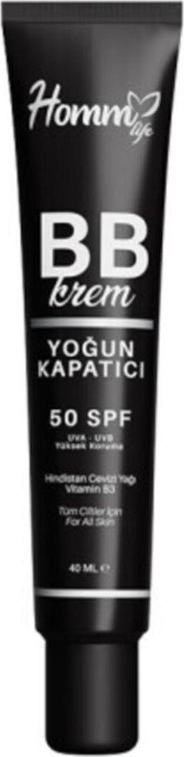 Homm Bitkisel Bb Krem Yoğun Kapatıcı 50spf 40ml Ntrlbb 1004 - Image 1